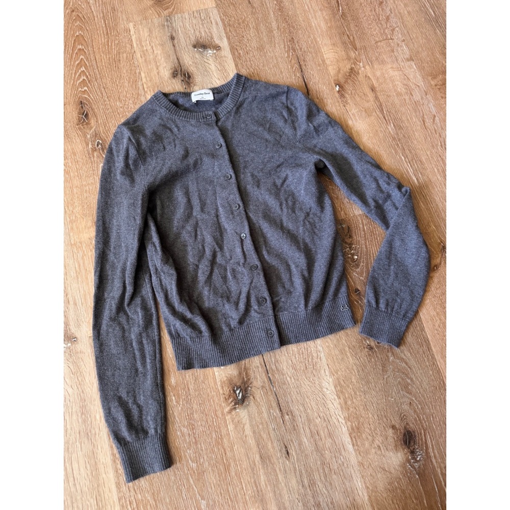 Sunday Best Aritzia Gray Organic Cotton Cashmere Cardigan‎ Sweater Size XS